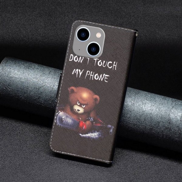 iPhone 14 Plus Etui Motiv Bjørn Don't Touch My Phone