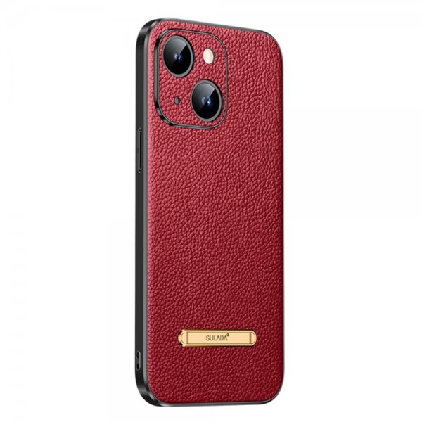 iPhone 14 Plus Cover med Stativ Rød