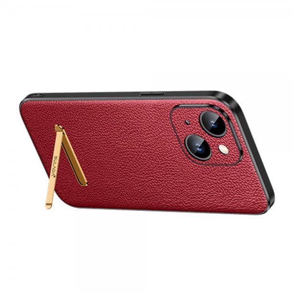 iPhone 14 Plus Cover med Stativ Rød