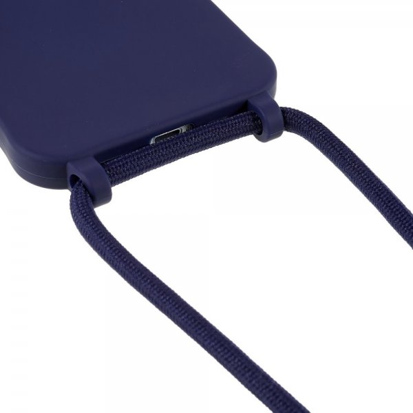 iPhone 14 Plus Cover med Strop Blå
