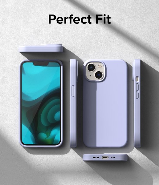 iPhone 14 Plus Cover Silikoni Lavendel