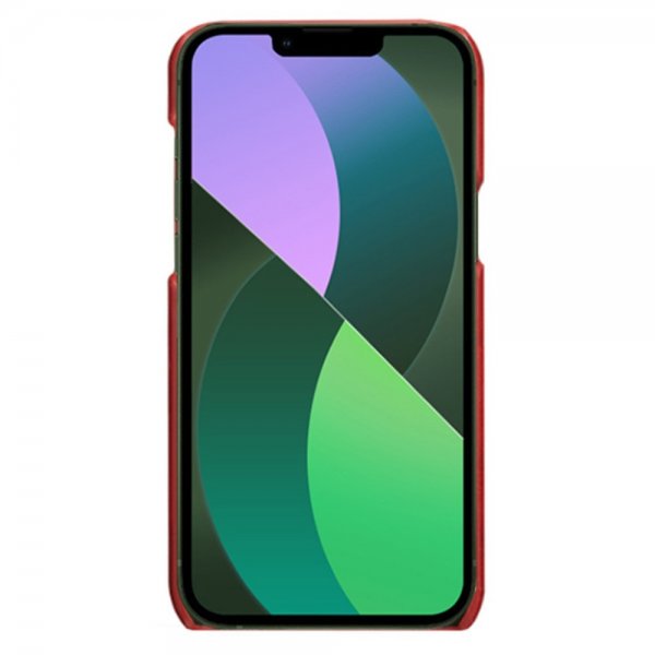 iPhone 14 Plus Cover Kortholder til to kort Rød