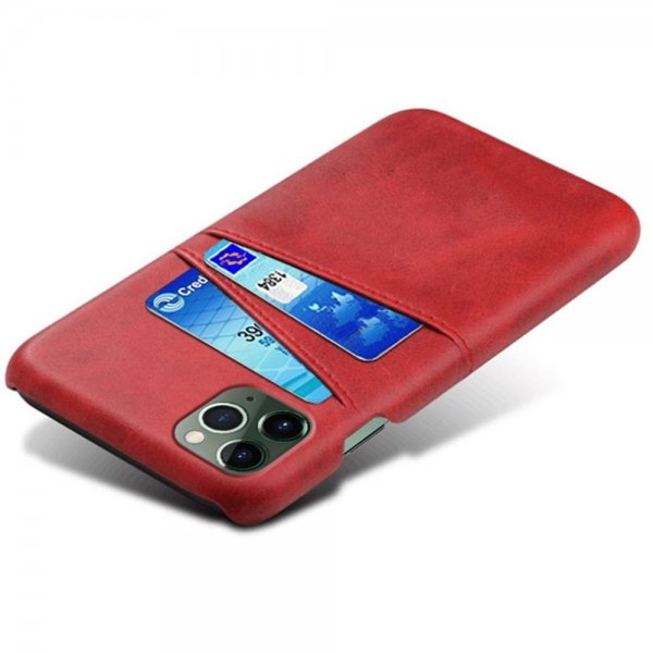 iPhone 14 Plus Cover Kortholder til to kort Rød