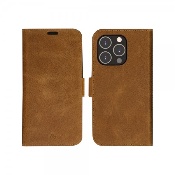 iPhone 14 Pro Etui Lynge Tan