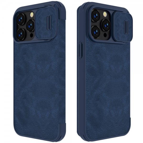 iPhone 14 Pro Etui Qin Pro Series Blå