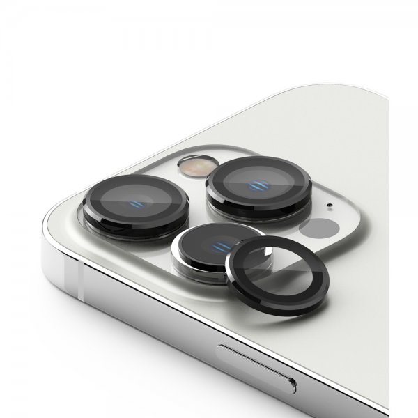 iPhone 14 Pro/iPhone 14 Pro Max Kameralinsskydd Camera Lens Frame Svart