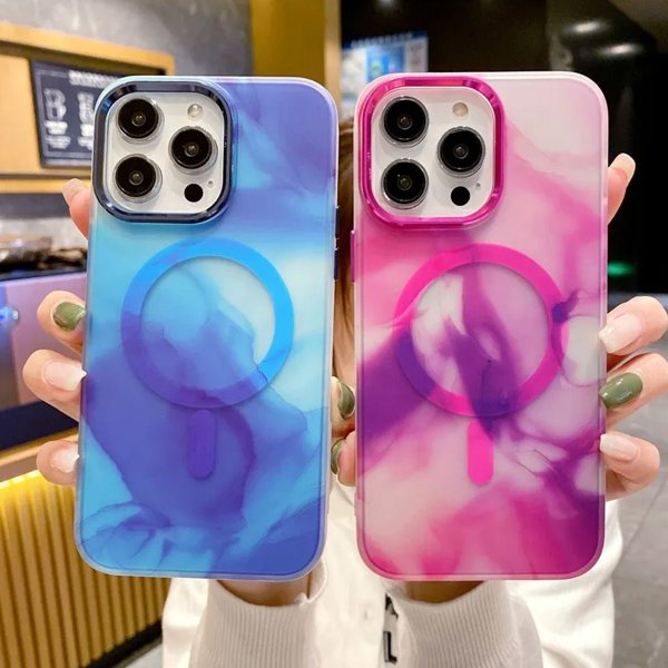 iPhone 14 Pro Cover Mønster Lyserød