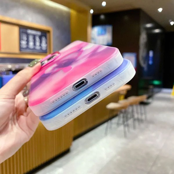 iPhone 14 Pro Cover Mønster Lyserød