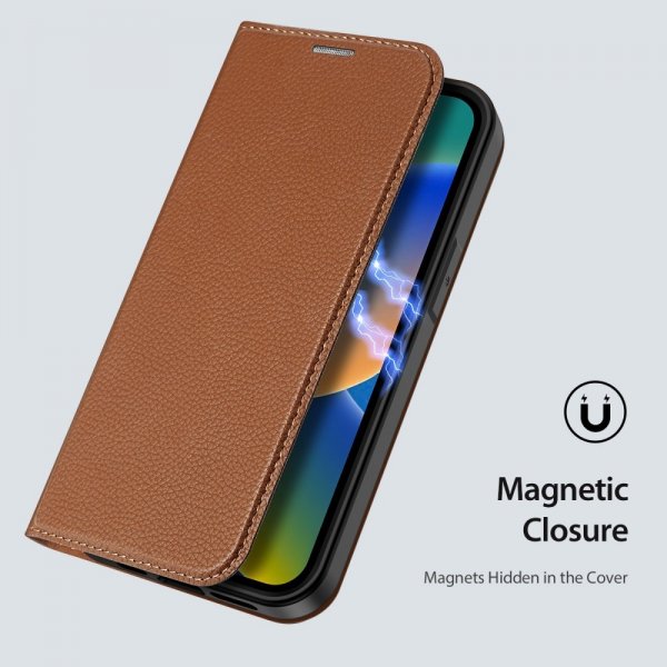 iPhone 14 Pro Max Etui Skin X2 Series Brun