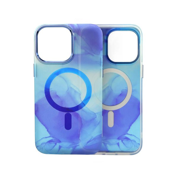 iPhone 14 Pro Max Cover Mønster Blå
