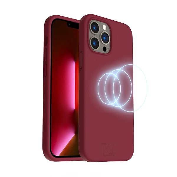 iPhone 14 Pro Max Cover Silikone MagSafe Rød
