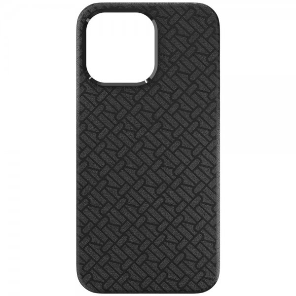 iPhone 14 Pro Max Cover Black Vegan Leather