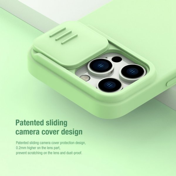 iPhone 14 Pro Max Cover CamShield Silky MagSafe Grøn