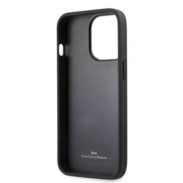iPhone 14 Pro Max Cover Hot Stamp Metal Logo Sort