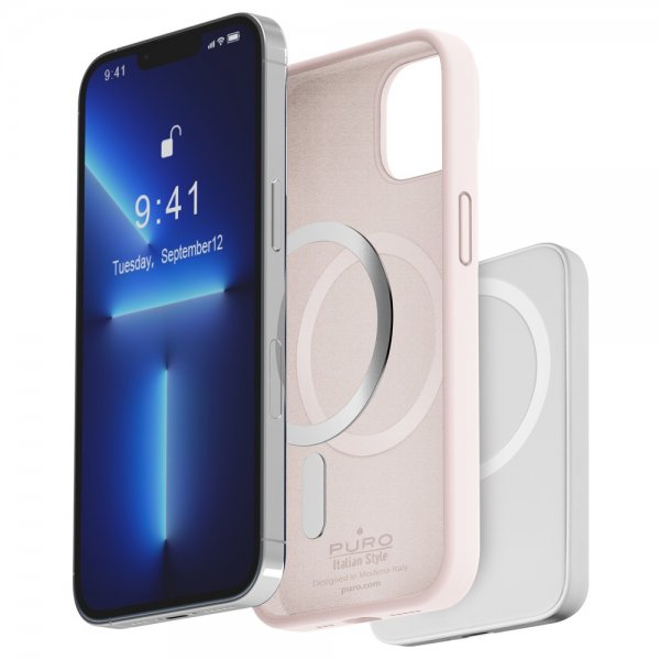 iPhone 14 Pro Max Cover ICON Mag Lyserød
