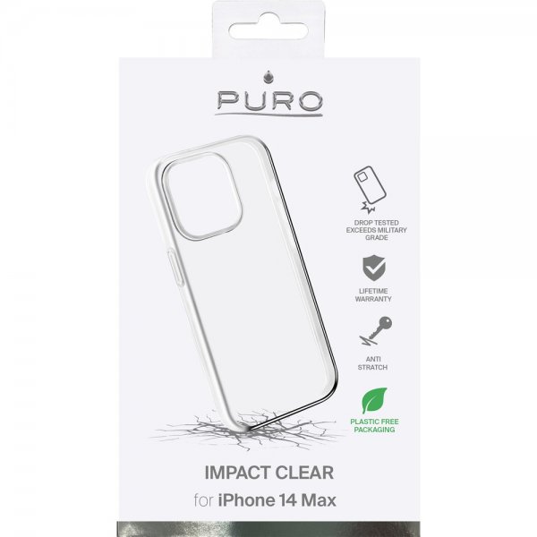 iPhone 14 Pro Max Cover Impact Clear Transparent