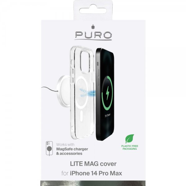 iPhone 14 Pro Max Cover LITE MAG Transparent