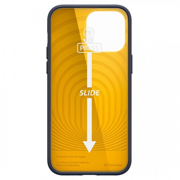 iPhone 14 Pro Max Cover Skærmbeskytter Nano Pop 360 Blueberry Navy