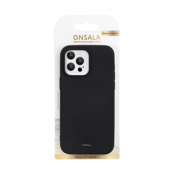 iPhone 14 Pro Max Cover Silikone Sort