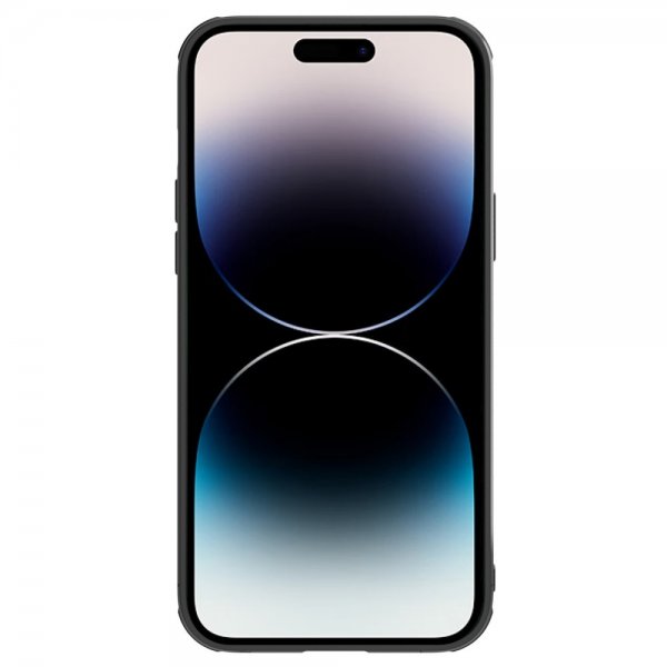iPhone 14 Pro Max Cover Synteettinen Kuitu Sort