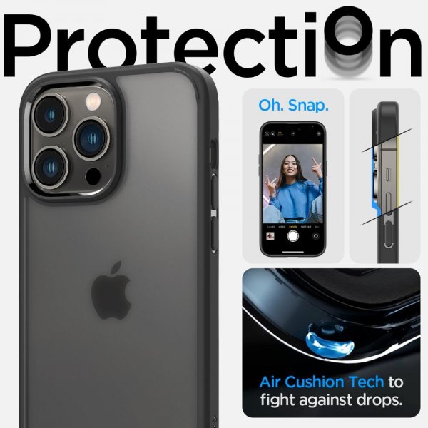iPhone 14 Pro Max Cover Ultra Hybrid Frost Black