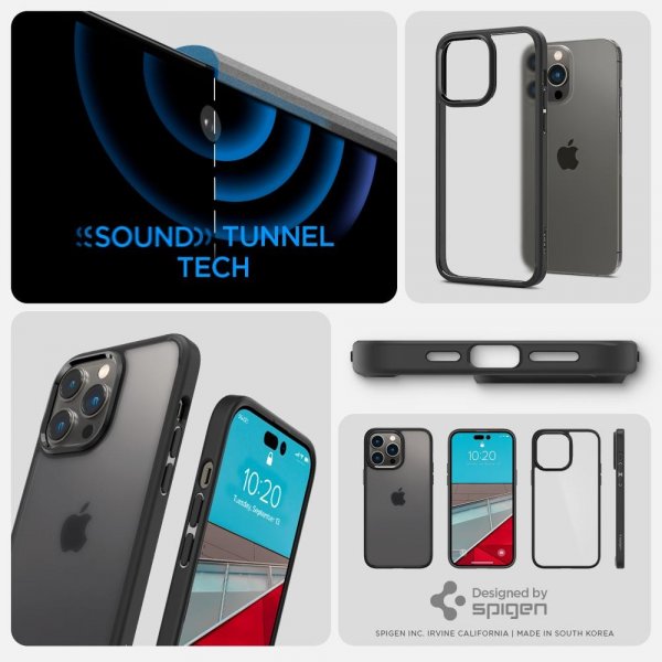 iPhone 14 Pro Max Cover Ultra Hybrid Frost Black