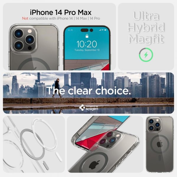 iPhone 14 Pro Max Cover Ultra Hybrid MagFit Graphite