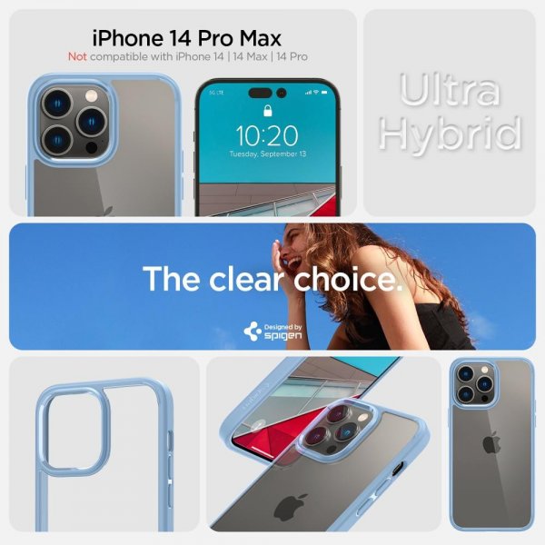 iPhone 14 Pro Max Cover Ultra Hybrid Sierra Blue