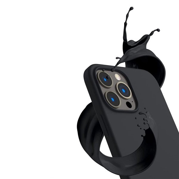 iPhone 14 Pro Cover Silikone MagSafe Sort