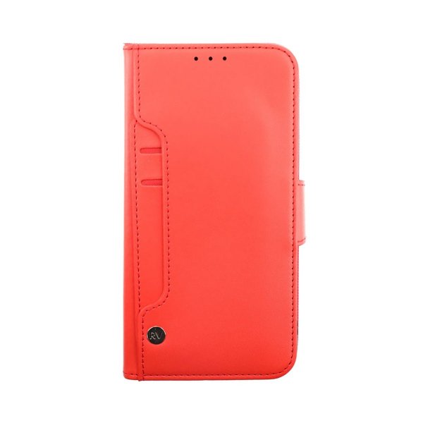 iPhone 14 Pro Etui Udfoldelig Kortholder Rød