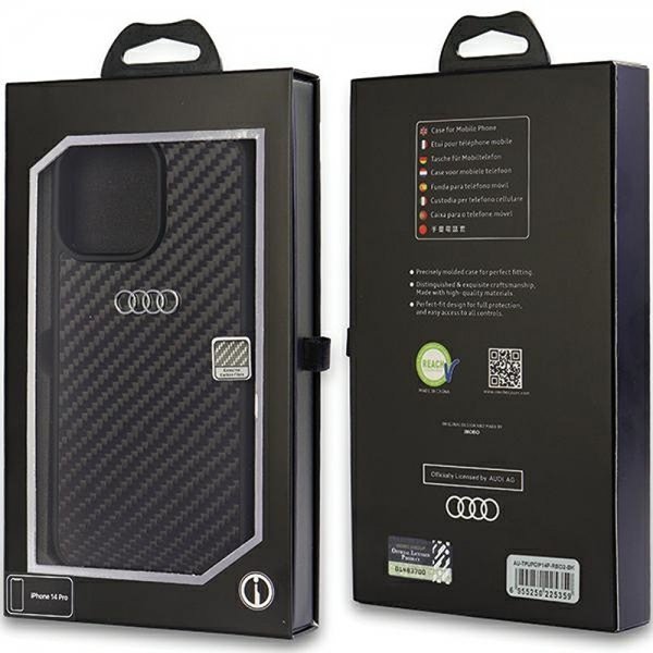 iPhone 14 Pro Cover Carbon Fiber Sort