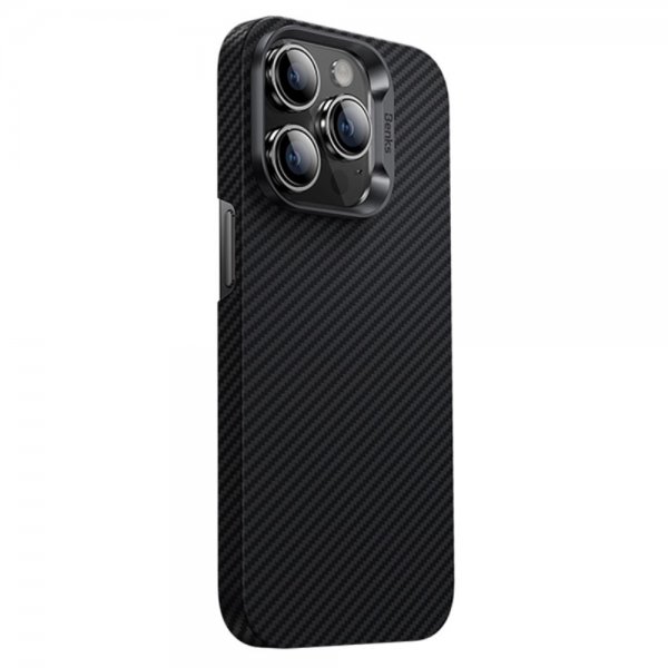 iPhone 14 Pro Cover Kevlar MagSafe Sort