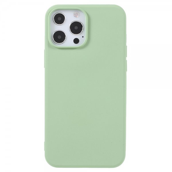 iPhone 14 Pro Cover Liquid Silicone Lysegrønn