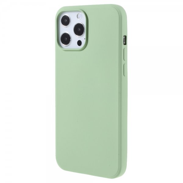 iPhone 14 Pro Cover Liquid Silicone Lysegrønn