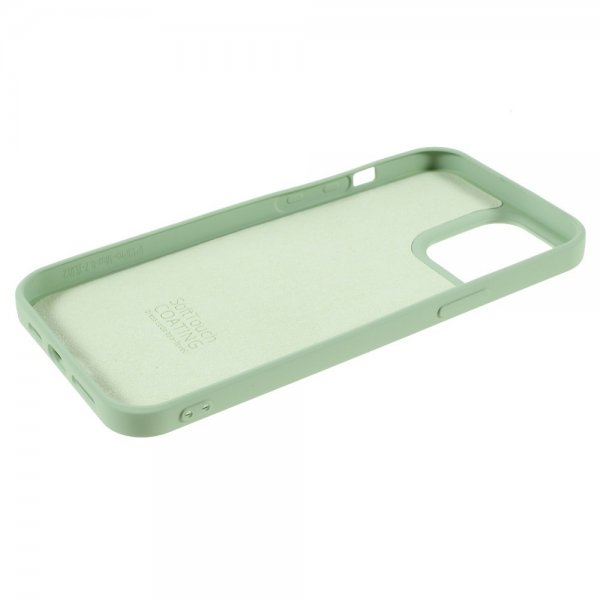 iPhone 14 Pro Cover Liquid Silicone Lysegrønn