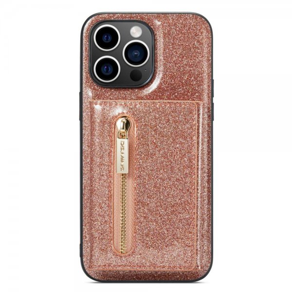 iPhone 14 Pro Cover M3 Series Aftageligt Kortholder Guld