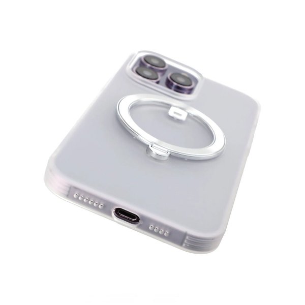 iPhone 14 Pro Cover MagSafe Ring Hvid