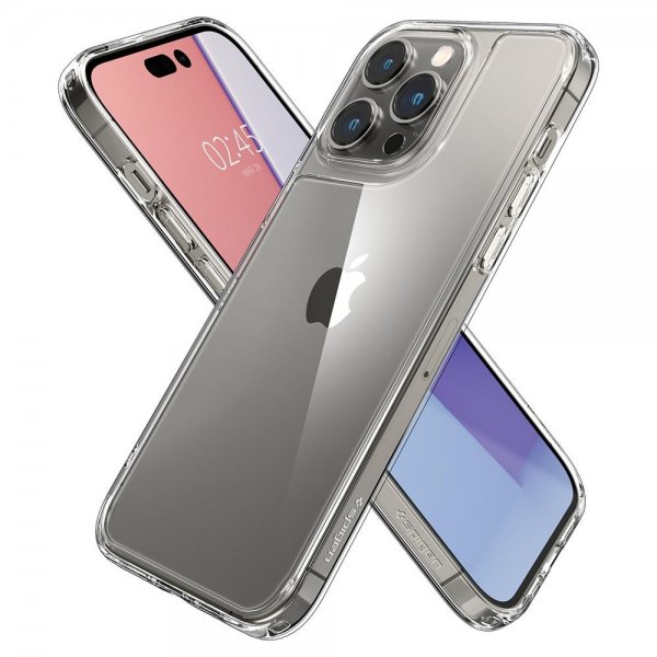 iPhone 14 Pro Cover Quartz Hybrid Crystal Clear