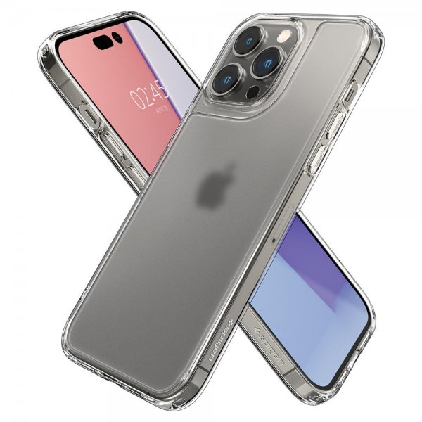 iPhone 14 Pro Cover Quartz Hybrid Matte Clear