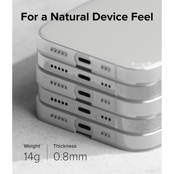 iPhone 14 Pro Cover Slim Matte Clear