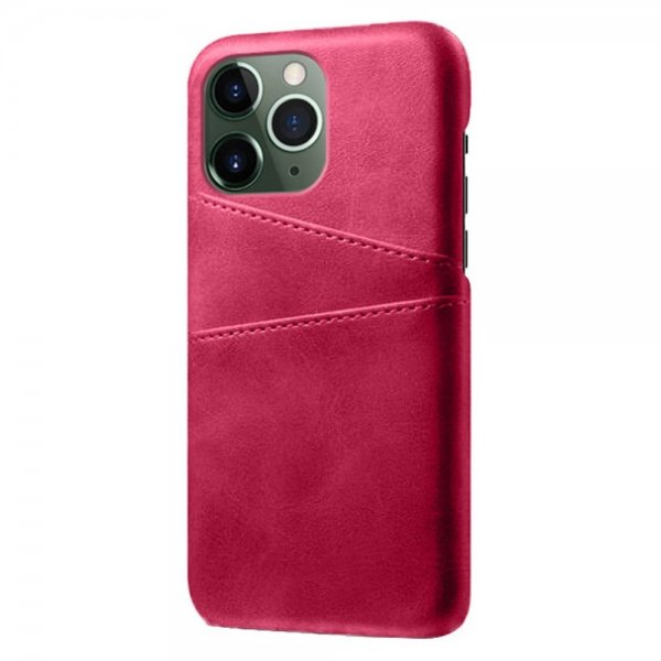 iPhone 14 Pro Cover Kortholder til to kort Magenta