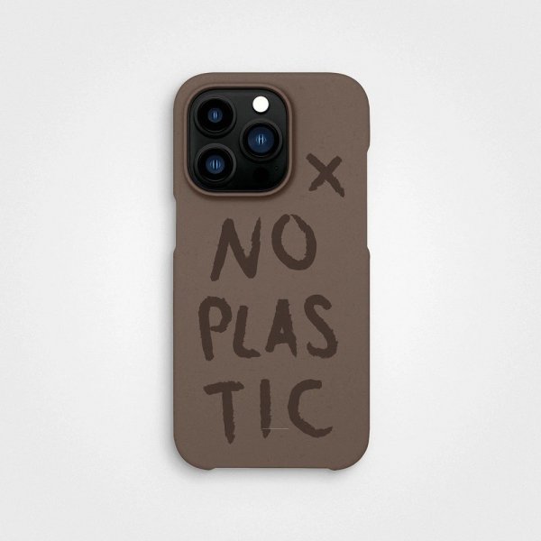 iPhone 14 Pro Cover Plantebaseret No Plastic Earth Brown