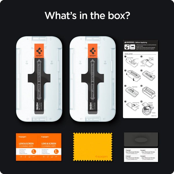 iPhone 14 Pro Skærmbeskytter GLAS.tR EZ Fit Privacy 2-pak