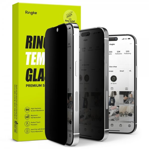iPhone 14 Pro Skærmbeskytter Privacy Glass