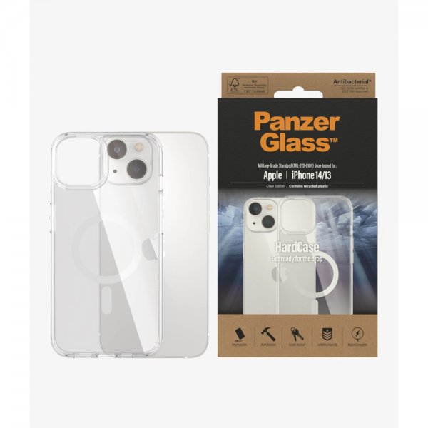 iPhone 13/iPhone 14 Cover HardCase MagSafe Transparent