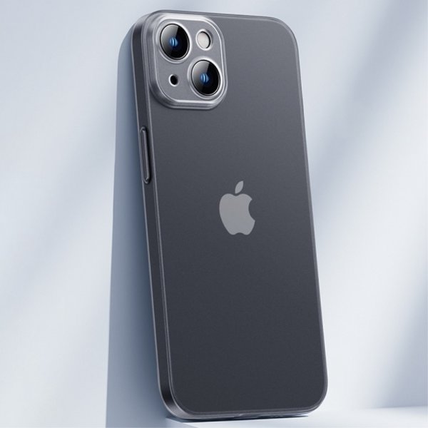 iPhone 14 Cover Mat Transparent Sort