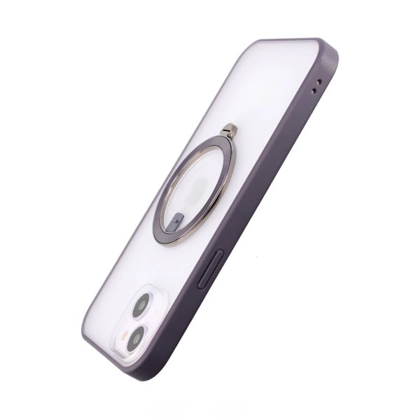 iPhone 14 Cover MagSafe Ring Lilla