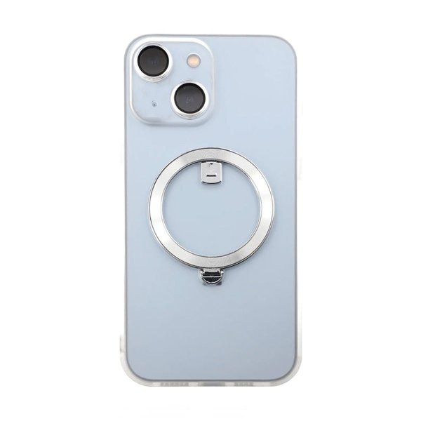iPhone 14 Cover MagSafe Ring Hvid