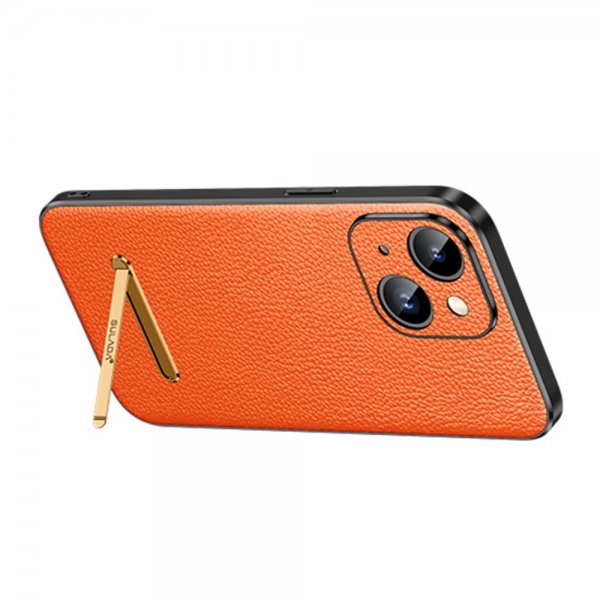 iPhone 14 Cover med Stativ Orange