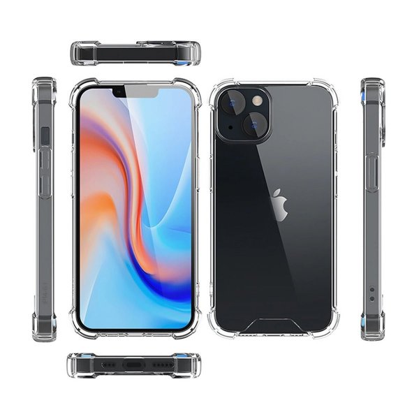 iPhone 14 Cover Stødabsorberende Transparent